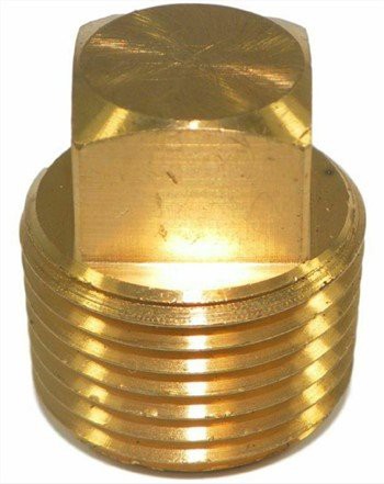 Pres Sgwâr Pen Thread Plwg Solid